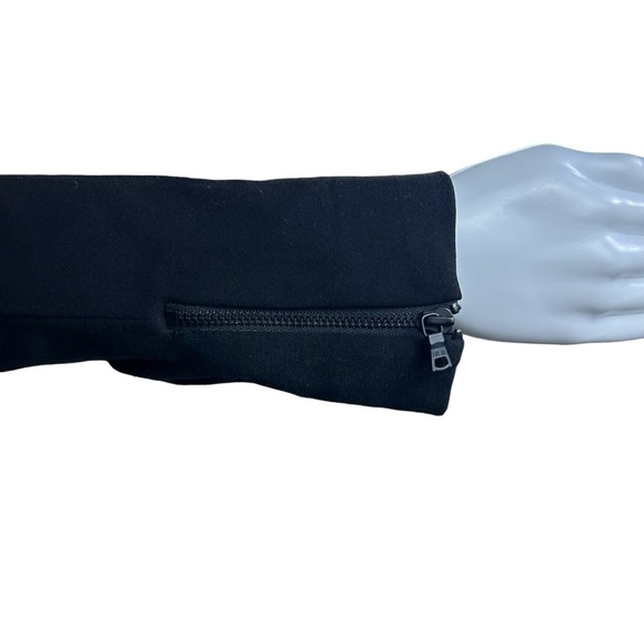 Alice + Olivia Black Cropped Blazer XS Modern Minimalist Art Deco Event Jacket - Picture 7 of 14